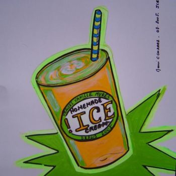 제목이 "07-2005 - ICE"인 미술작품 Marie C. Cudraz로, 원작, 기름