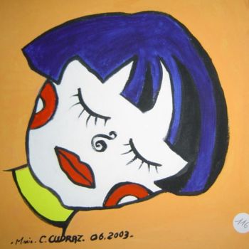 Painting titled "06-2005 - PSYCHEDEL…" by Marie C. Cudraz, Original Artwork, Other