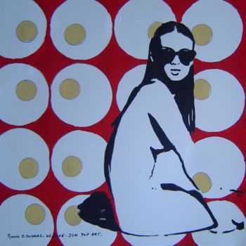 Peinture intitulée "06-2006 - SUN POP A…" par Marie C. Cudraz, Œuvre d'art originale, Autre