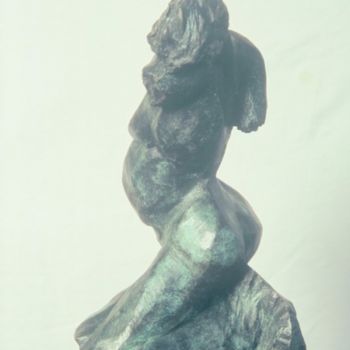 Sculpture titled "l'attente" by Antoine Culcasi, Original Artwork