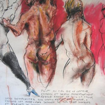 Drawing titled "Lautréamont 1" by Currado Malaspina, Original Artwork