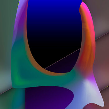 Painting titled "experiment.2.c.2 bi…" by Curtis Doll, Original Artwork, Digital Painting