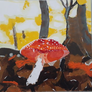 Картина под названием "Autumn feeling" - Rob Custers, Подлинное произведение искусства, Акрил
