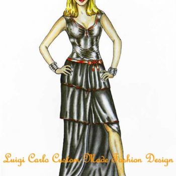 Artcraft titled "Designer Bespoke Wo…" by Luigi Carlo, Original Artwork, Apparel