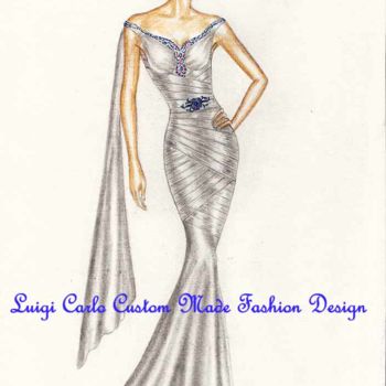 "Fashion design cele…" başlıklı Artcraft Luigi Carlo tarafından, Orijinal sanat, Giysi