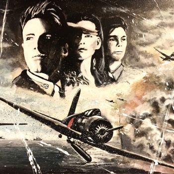 Pittura intitolato "Pearl Harbor" da Yvan Courtet, Opera d'arte originale, Acrilico