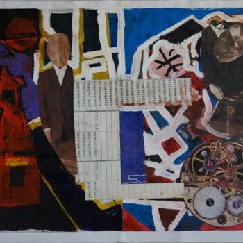 Collages intitolato "Somewhere in Time." da Alexey Nickolay, Opera d'arte originale, Collages