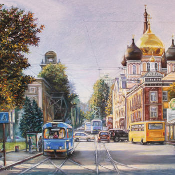 Malarstwo zatytułowany „"Вечная Одесса"” autorstwa Святослав Лаврусенко, Oryginalna praca, Pastel