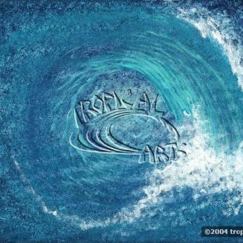 Aufbau mit dem Titel "Storm Swell" von Cyndee Poole, Original-Kunstwerk
