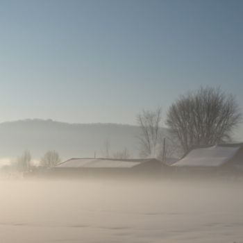 Photographie intitulée "Mist Rising" par Cynthia Brown Yackenchick, Œuvre d'art originale