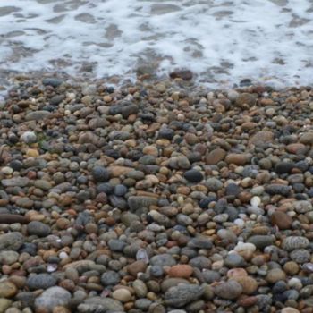 Photography titled "Pebbles on the Beach" by Cynthia Brown Yackenchick, Original Artwork