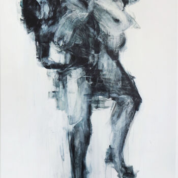 Pintura intitulada "Dedicaded to dance…" por Cynthia Gregorova, Obras de arte originais, Óleo Montado em Armação em madeira