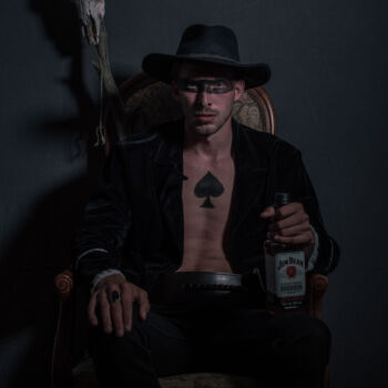 Fotografie mit dem Titel "Black Jack" von Cyrille Mulot, Original-Kunstwerk, Nicht bearbeitete Fotografie
