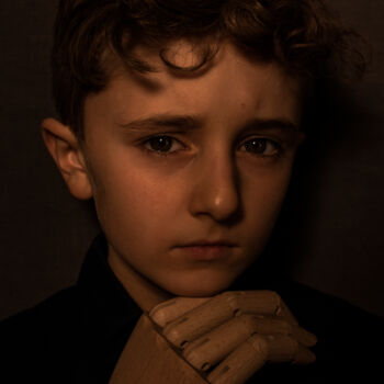 Photography titled "The wooden boy" by Cyrille Mulot, Original Artwork, Non Manipulated Photography
