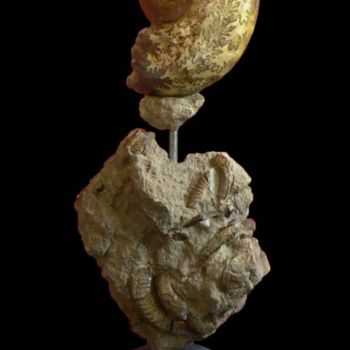 Escultura titulada "OUTAR" por Cyril Margouillat, Obra de arte original, Piedra
