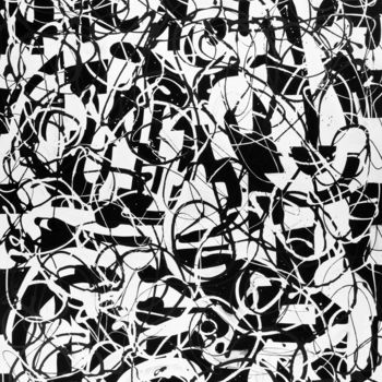Peinture intitulée "Convergence" par Cyril Walker, Œuvre d'art originale, Émail