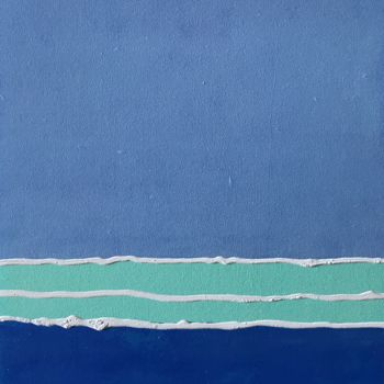 Pittura intitolato "Beach Break" da Cyril Walker, Opera d'arte originale, Olio