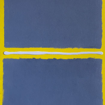 Pittura intitolato "Follow the Yellow W…" da Cyril Walker, Opera d'arte originale, Acrilico