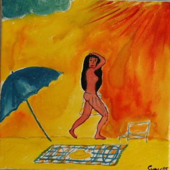 Painting titled "labelleausoleil" by Cyrus, Original Artwork