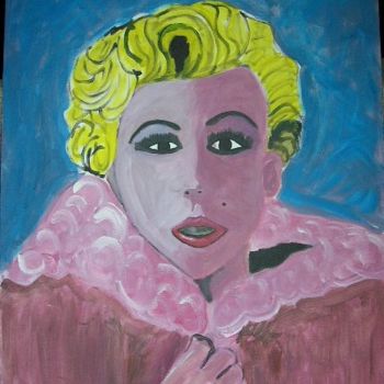 Painting titled "C'était Marilyn" by Cyrus, Original Artwork, Oil