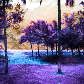 Arts numériques intitulée "RAINBOW BEACH" par Cyzz0r, Œuvre d'art originale