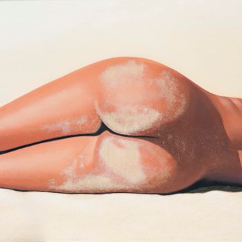 Картина под названием "sand-sex-and-sun" - Czart, Подлинное произведение искусства, Акрил