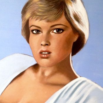 Pintura intitulada "james bond girl" por Czart, Obras de arte originais, Acrílico