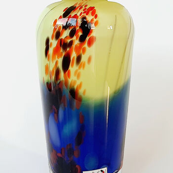 "Colorful Vase-Ateli…" başlıklı Design Czech Art Glass tarafından, Orijinal sanat, Masa Sanatı