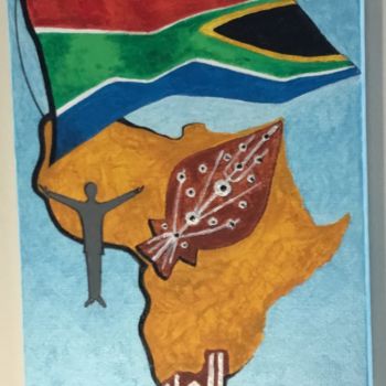 Painting titled "“South Africa”" by Czeslaw Kuliczkowski, Original Artwork, Acrylic