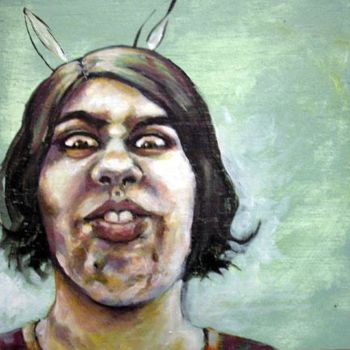 Pintura intitulada "Rabid" por Christina Zuloaga, Obras de arte originais