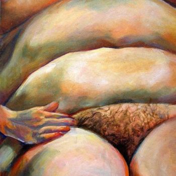 Peinture intitulée "Overweight Body Lan…" par Christina Zuloaga, Œuvre d'art originale