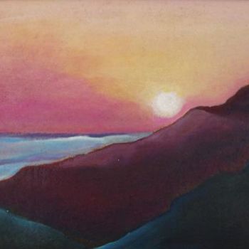 Painting titled "Il Tramonto" by M.D-Agostino, Original Artwork, Other