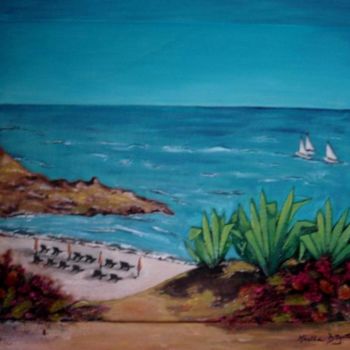 Painting titled "SCORCIO DI MARE" by M.D-Agostino, Original Artwork, Acrylic