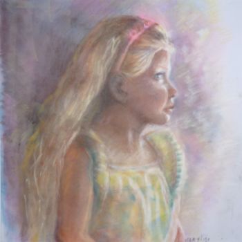 Pintura titulada "ana2.jpg" por Marie-Lise Courtel, Obra de arte original, Pastel