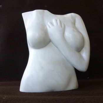 Sculptuur getiteld "A propos d'Ana..." door Denis Pugnere, Origineel Kunstwerk, Steen