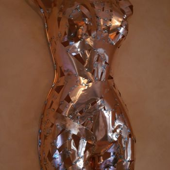 Sculpture titled "Guerrière amazone" by D.S.A.Rt, Original Artwork, Metals