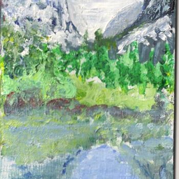 Painting titled "Reflections Yosemite" by David Chupp, Original Artwork