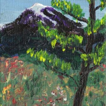 Painting titled "The Blossoming Rock…" by David Chupp, Original Artwork