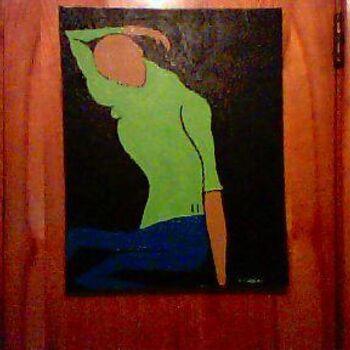 Painting titled "Chica" by Carl Dabbah, Original Artwork, Oil