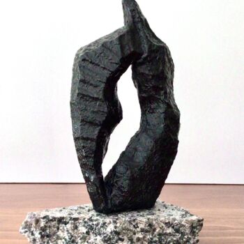 Sculpture intitulée "Dualité" par Daby, Œuvre d'art originale, Résine