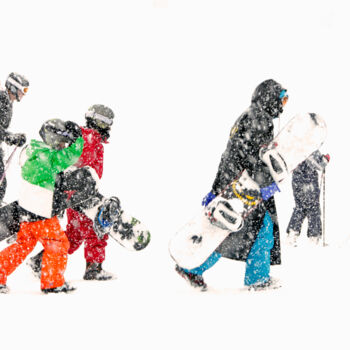 Fotografie mit dem Titel "snowboard" von Dacko Photography, Original-Kunstwerk, Digitale Fotografie