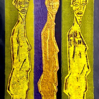 Pittura intitolato "Trégracile" da Conceycam, Opera d'arte originale, Acrilico Montato su Telaio per barella in legno