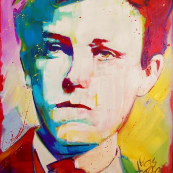 Pintura titulada "Arthur Rimbaud" por Dada Wa, Obra de arte original, Oleo