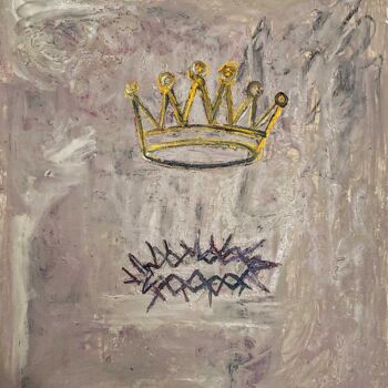 Картина под названием "His Crown" - Daein Kim, Подлинное произведение искусства, Акрил