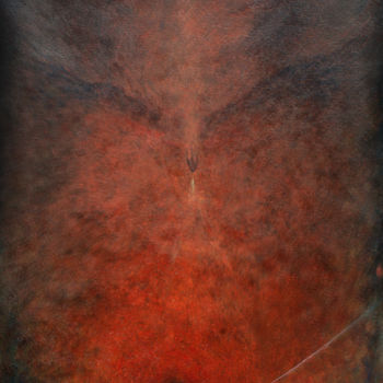 Peinture intitulée "Le rouge" par Errance, Œuvre d'art originale