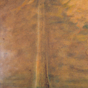 Peinture intitulée "L'ocre" par Errance, Œuvre d'art originale, Huile