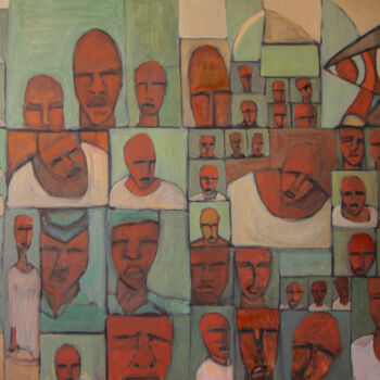 Malarstwo zatytułowany „Sudan” autorstwa Dahlia Baasher, Oryginalna praca, Olej