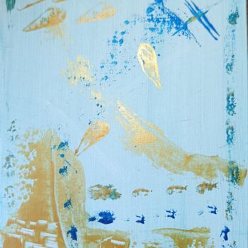 Peinture intitulée "Die Vögel" par Dahlia, Œuvre d'art originale, Acrylique
