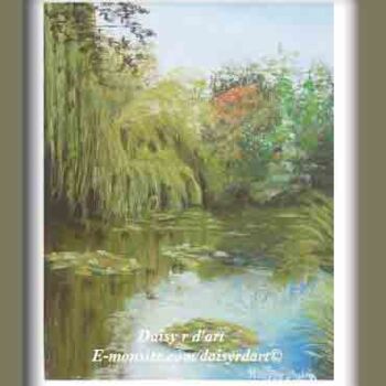 Peinture intitulée "Le jardin de Monet" par Daisy Masson, Œuvre d'art originale