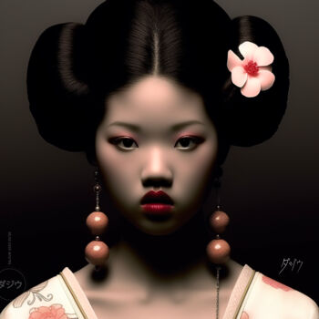 Digital Arts titled "Kim" by Dajiù, Original Artwork, AI generated image